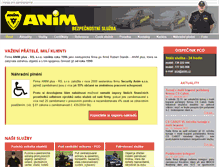 Tablet Screenshot of anim.cz